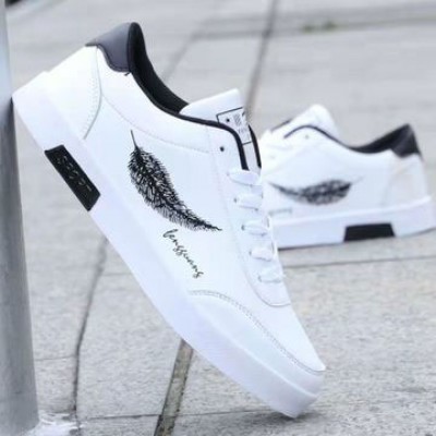 Men Shoes Sneaker Sport Shoes Running Shoes PU Leather Athletic Casual Shoes for Men Discount On Sale White 44