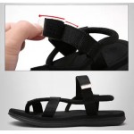 New Men's Sandals Summer Beach Shoes Men Sandals Roma Leisure Breathable Canvas Unisex Casual Flip Flops Slippers Outdoor Walking Footwear Soft boy holiday part