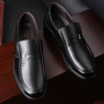 Men's classic leather shoes soft sole Business shoes Artificial leather  Oxfords Casual shoes Oxfords 40 Black