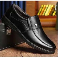 Men's classic leather shoes soft sole Business shoes Artificial leather  Oxfords Casual shoes Oxfords 40 Black