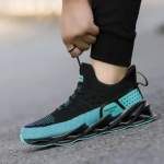 Shoes Men Shoes Sneakers  Running Shoes Sport Shoes Athletic Rubber Shoes Outdoor Shoes Casual Shoes Lightweight Breathable Sneakers Fashion New Black blue 40