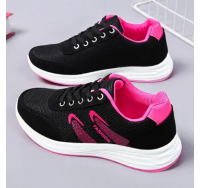 New Arrivals women's cloth shoes ladies' casual sports shoes students shoes girls fashion sneakers running shoes athletic Black 37